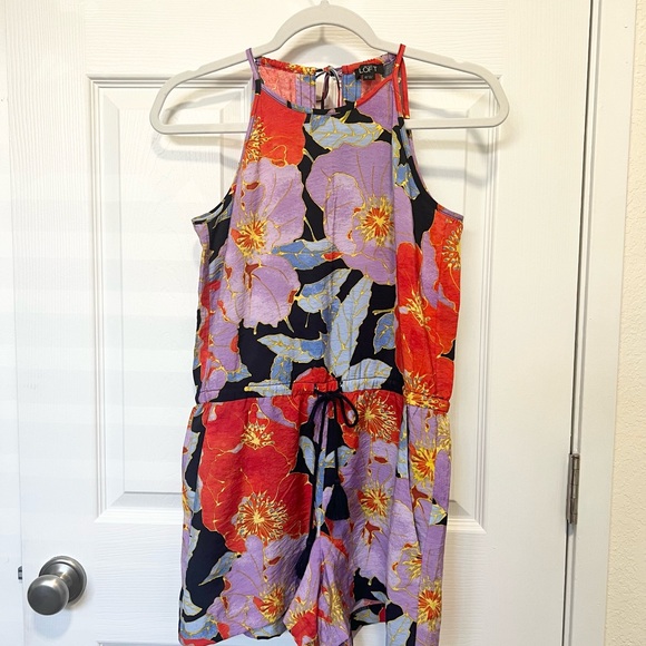 Ann Taylor LOFT Full Bloom Tropical Romper 🌺 - Picture 5 of 7
